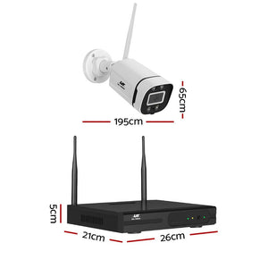 UL-tech 3MP Wireless CCTV System | Outdoor IP Camera | WiFi | 8CH NVR | Home Security