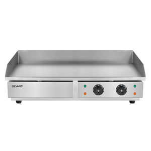 Electric Griddle BBQ Grill | Commercial | Hot Plate | Stainless Steel | 4400W