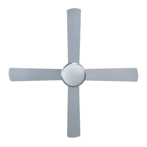 52'' Ceiling Fan w/Light & Remote | Silver