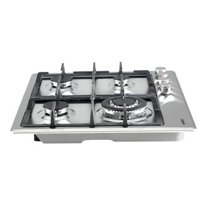 Comfee 60cm Gas Cooktop Stainless Steel 4 Burners Kitchen Stove Cook Top NG LPG - The Hippie House