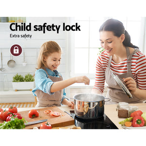 Devanti 30cm Induction Cooktop - Ceramic Electric Stove