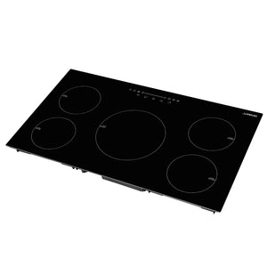 Devanti Induction Cooktop | 90cm Electric Cooker Ceramic | 5 Zones Stove Hot Plate