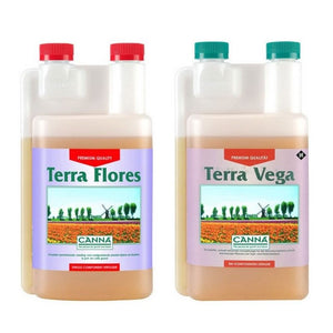 Canna Terra Vega + Flores Nutrient Set - 1L