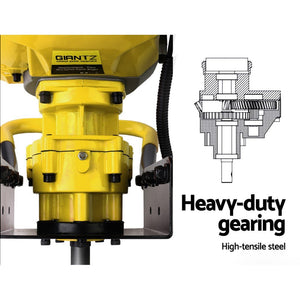 Giantz 80CC Petrol Post Hole Digger Drill Extension Auger Bits Borer Fence