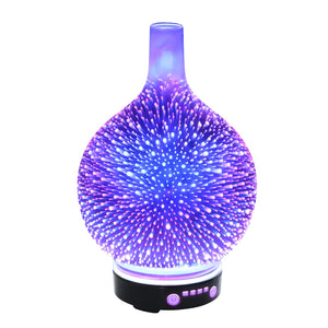 3D LED Firework Aroma Diffuser | 100ml Oil Humidifier