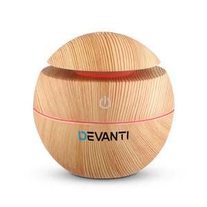 Devanti LED Aromatherapy Diffuser | 130ml Essential Oil Humidifier