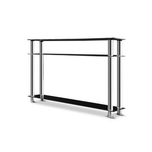 Black & Silver Entry Hall Console Table