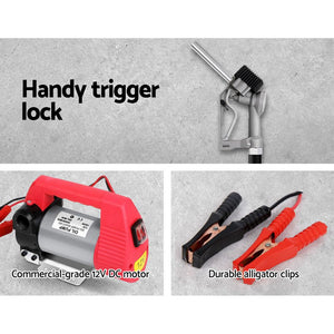 12V Electric Diesel Oil Bio-diesel Transfer Pump - The Hippie House