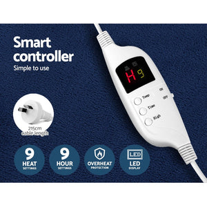 Electric Heated Rug | Washable | Snuggle | Flannel | Green