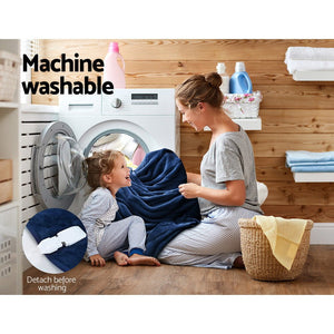 Electric Heated Rug | Washable | Snuggle | Flannel | Green