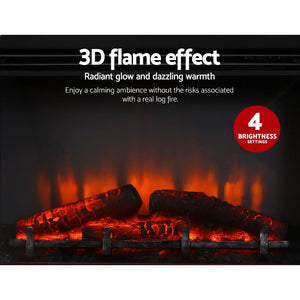 Electric Portable Fireplace With 3D Flame Effect