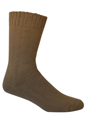 Extra Thick Brown Bamboo Socks - 3 Pack
