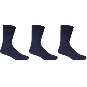 Extra Thick Navy Bamboo Socks - 3 Pack