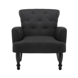 Black Retro French Styled Chair - The Hippie House