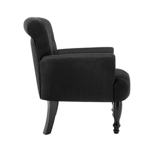 Black Retro French Styled Chair - The Hippie House