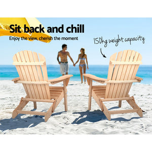 Wooden Beach Chairs / Sun Lounges