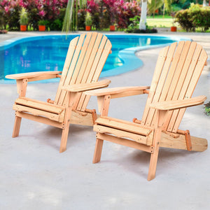 Wooden Beach Chairs / Sun Lounges