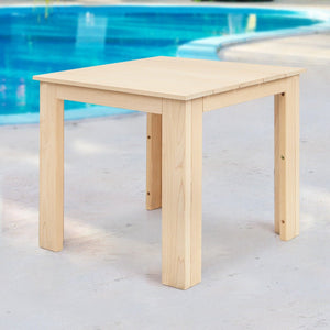 Wooden Outdoor Beach Side Table