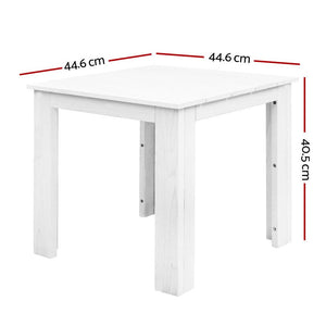 White Outdoor Beach Designed Table