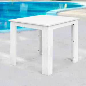 White Outdoor Beach Designed Table