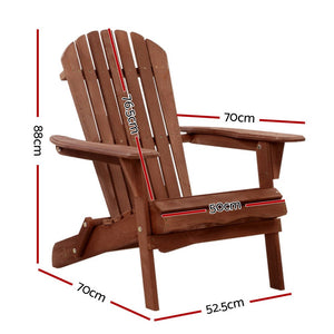 Outdoor Wooden Beach Styled Chair
