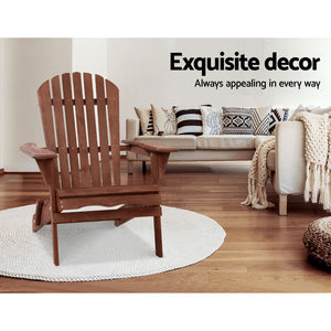 Outdoor Wooden Beach Styled Chair