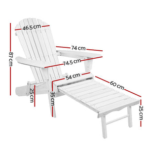 White Beach Chair