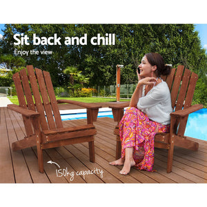 Outdoor Brown Sun Lounge Chair