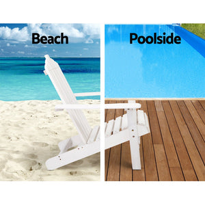 White Sun Lounge Beach Chair