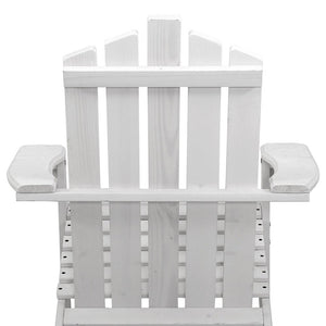 Sun Lounge Beach Chairs - White