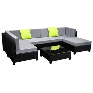 Large 7PCS Sofa Set For Outdoors / Patio