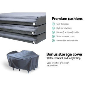 Outdoor 7pcs Dining Set