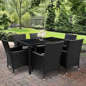 Outdoor 7pcs Dining Set