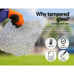 Large 11PCS Outdoor Sofa Set With Wicker Cushions