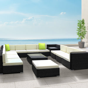 Large 13PCS Outdoor Furniture Sofa / Lounge Set - The Hippie House