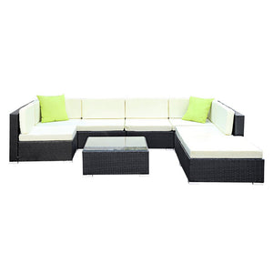 Big 8PCS Outdoor Family Sofa / Chair Set