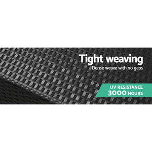 Outdoor Sofa Chair With White Cushions