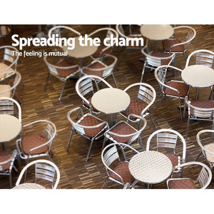 Outdoor Bar Table - Adjustable: 70/110cm