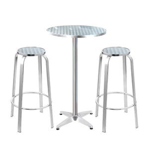 Outdoor Bistro Table And High Chair Set