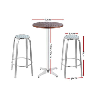 Outdoor Bistro Bar Table And Chair Set