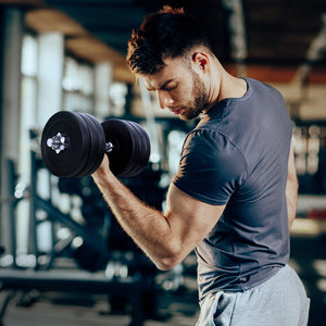 35kg Dumbbells Dumbbell Set Weight Plates Home Gym Fitness Exercise - The Hippie House