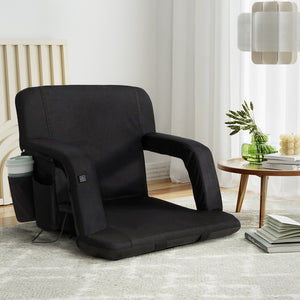 Artiss Heated Floor Recliner Sofa Bed | Versatile Folding Chair with Armrest