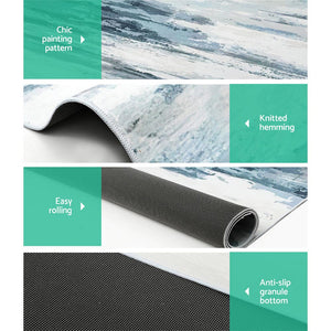 Artiss Poca Floor Rug Area Rug - 200 x 290 cm | Modern Short Pile, Washable