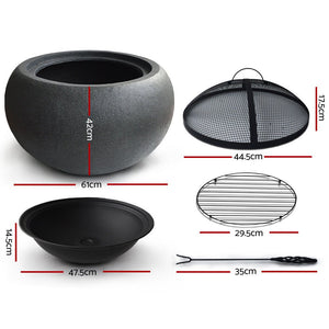 Outdoor Portable Bowl Firepit