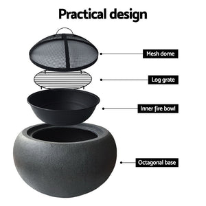 Outdoor Portable Bowl Firepit