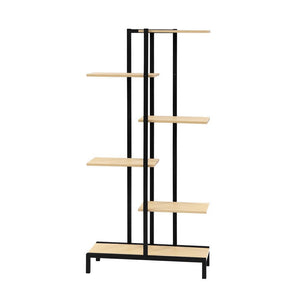 Metal Wood Plant Stand - 6 Levels