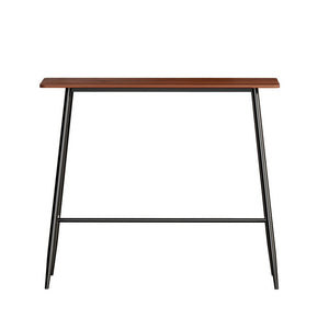 Bar Table Industrial Dining Desk High Wood Kitchen Shelf Wooden Cafe Pub by Artiss