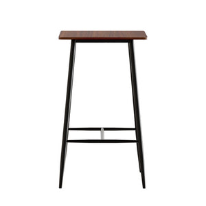Bar Table Industrial Dining Desk High Wood Kitchen Shelf Wooden Cafe Pub by Artiss