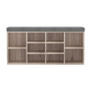 Wooden Shoe Rack Storage Bench