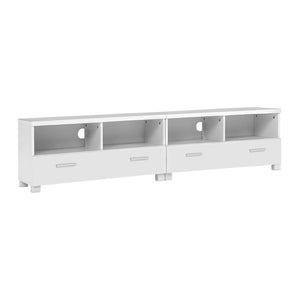 White TV Stand / Entertainment Unit with Drawers